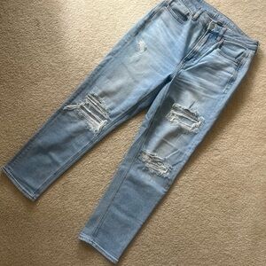American Eagle Outfitters Light Blue Straight Leg Jeans